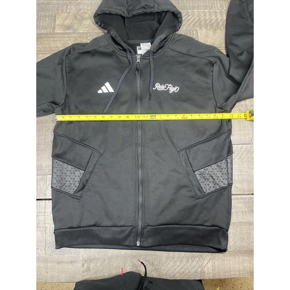 Ride High Player Hoodie Adidas Men's‎ Large Full Zip Aeroready